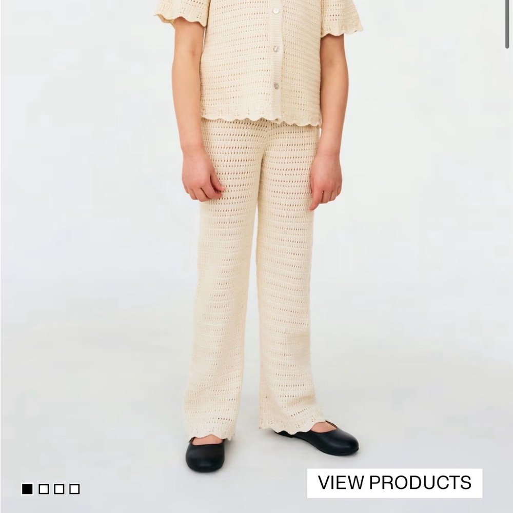H&M Cream Kids Matching Set